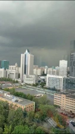 В Москве начнётся мощная гроза в ближайший час — объявлен «жёлтый» уровень погодной опасности