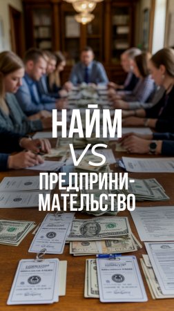 НАЙМ ИЛИ ПРЕДПРИНИМАТЕЛЬСТВО #деньги #развитие #бизнес #инвестиции #рекомендации