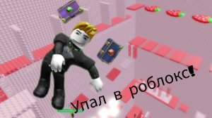 я упал в роблокс!
