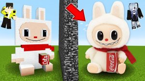 Я СОРЕВНУЮСЬ С НАЙСИКОМ БРО В БИТВЕ ПОСТРОЕК ЛАБУБУ ! LABUBU MINECRAFT ФЛАСОЧКА