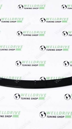Губа передняя BMW 5 E60 E61 рест без М пакета черный глянец
