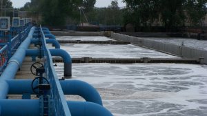 На острове Кего продолжается строительство водоочистной станции