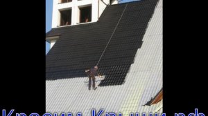 Покраска крыши дома в городе Видное