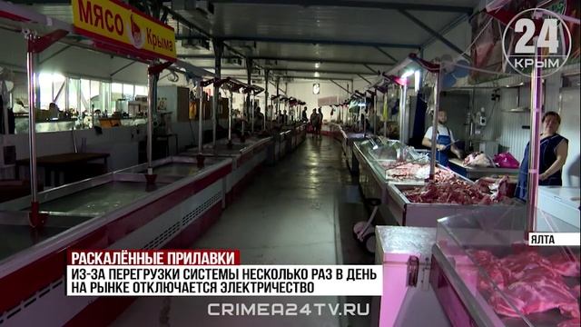 Ялтинских предпринимателей не устраивают условия на временном рынке