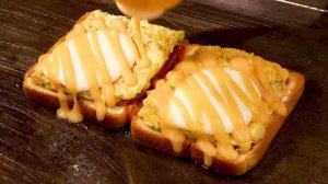 Тост с креветками и сыром в Сеуле, Корея