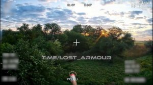Оператор оптоволоконного FPV-дрона КВН на фоне живописного восхода фиксирует потери бронетехни...