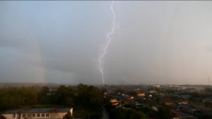 Мимо проходящие грозы с молниями 07/07/2025