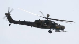 Ми-28НМ уничтожил пункт временной дислокации ВСУ. Лучшее видео из зоны СВО