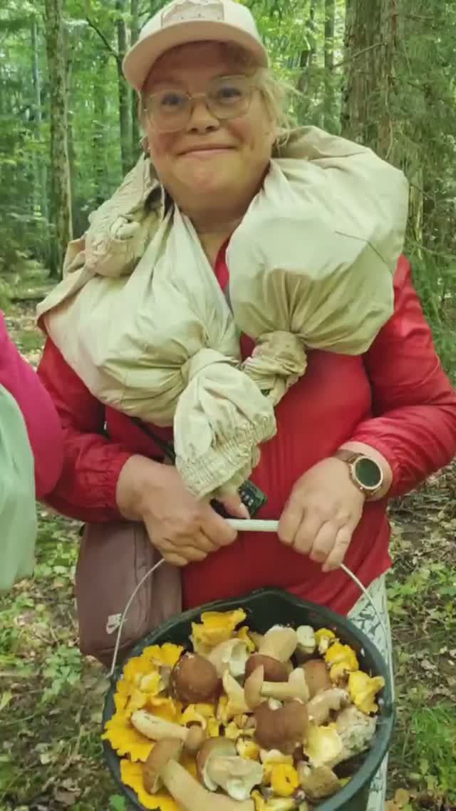 ШОК. сбор грибов, БЕЛЫЕ ГРИБЫ КРУГОМ, Эмоции грибника. смотреть онлайн