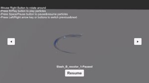 Asset Unity - Simple Stylized Slash Pack 2