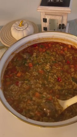 Ризотто с фрикадельками 🍛