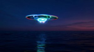 Летающая тарелка - НЛО, UFO, UAP. Евпатория - полуостров Крым.