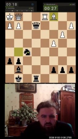 ДВОЙНОЕ НАПАДЕНИЕ! // НИКОЛАЙ ДУБОВИК  #chess #shorts #шахматы