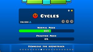 прохождение уровня cycles