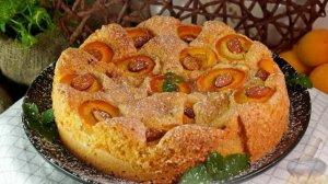 Бисквит с летним настроением. ПАНДИШПАН С АБРИКОСАМИ