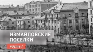 Измайловские поселки. Часть I.  Поселок Управления строительством Дворца Советов