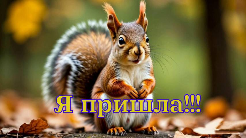 Нижний Новгород. Парк "Швейцария". Местная белочка позирует.