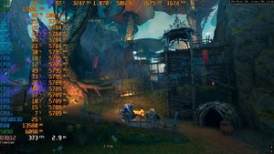 Tiny Tina's Wonderlands 1080p Badass пресет - RTX 5090 + 9950X3D @ 5800