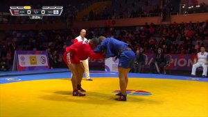 KHANDZHIAN (ARM) vs KONOVALOV (FIAS 1). World SAMBO Championships Astana 2024