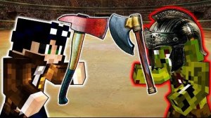 АРЕНА ЗОМБИ. ГЛАДИАТОРСКИЕ БОИ. ЧЕЛОВЕК VS ЗОМБИ.ДЕНЬ 12-ЯДЕРНЫЙ ЗОМБИ АПОКАЛИПСИС В МАИНКРАФТ