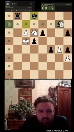КОРОЛЬ НАГЛО ПОШЕЛ ВПЕРЕД! // НИКОЛАЙ ДУБОВИК  #chess #shorts #шахматы