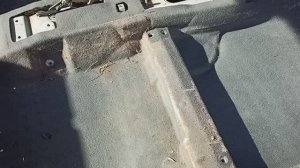 KiA Spectra СНИМАЮ ОБШИВКУ ПОЛА