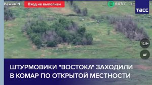Штурмовики "Востока" заходили в Комар по открытой местности