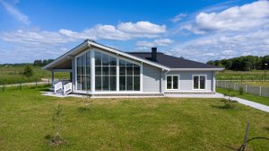 Дом из клееного бруса на берегу Вуоксы