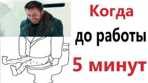 Приколы! КОГДА до работы 5 МИНУТ! Смешные видео - Доми шоу!