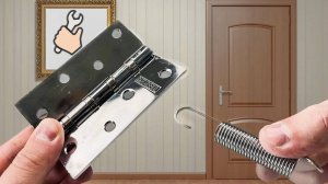 🔥 🔥Вы будете благодарить меня всю оставшуюся жизнь! Установите пружину в дверную петлю