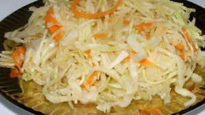 Быстрая засолка капусты в банке