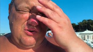 Черноморские каникулы. Геленджик. Вечерние купания в Садах Морей.