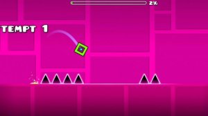 Первый раз играю в geometry dash