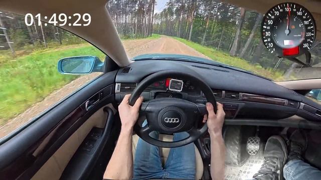 Audi A6 C5 Тест драйв по бездорожью смотреть онлайн