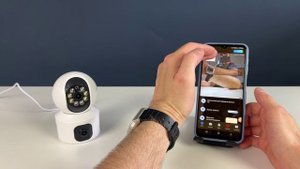 Настройка Поворотная камера видеонаблюдения 4G LTE IP 2x2Мп Ps-Link PS-GBA20 с 2 камерами