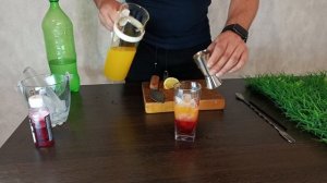 Безалкогольный коктейль " Санрайз"