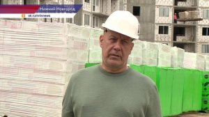Юрий Шалабаев посетил строящийся муниципальный дом на улице Зайцева в Сормовском районе