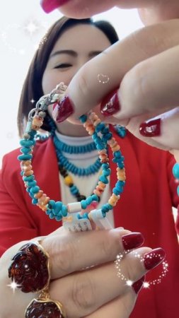 20250722-8 Natural Original Sterling Treatment Sleeping Beauty turquoise Red Spiny Oyster
