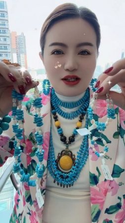 20250722-6 Natural Turquoise Pearl Set Carry Time’s Shine