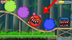 МАЛЕНЬКИЙ КРАСНЫЙ ШАРИК против БОССА в ЛЕСУ! 🔴 Red Ball 4 — ИДЕАЛЬНАЯ БИТВА