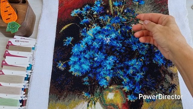 Васильки от Риолис! Вышивка крестиком #сезонконентаRUTUBE смотреть онлайн