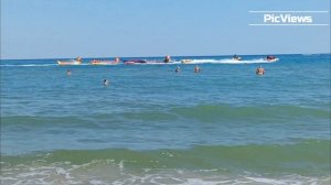 Анапа пляж Витязево сегодня 23 июля 2025. Море, погода в Анапе сейчас. Есть ли мазут на пляжах Анапы