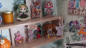небольшая часть моего вышивального уголка