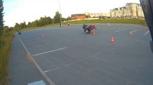 Мотоджимхана. На Урале вокруг конусов!