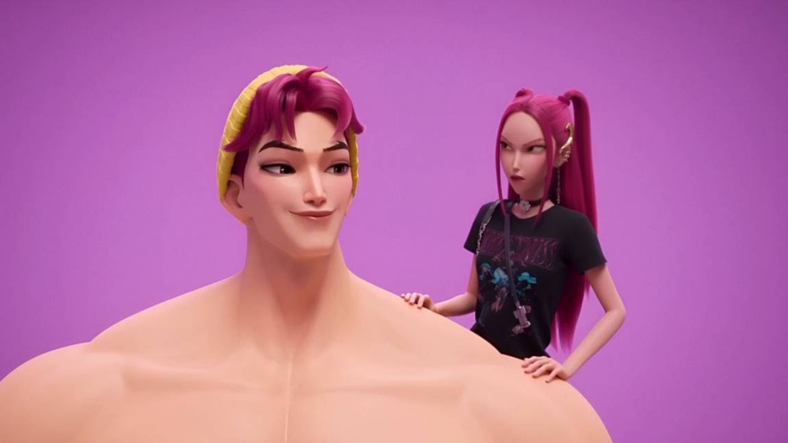 KPOP Demon Hunters | ABBY SAJA x MIRA 💙 смотреть онлайн