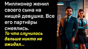 Истории из жизни. Миллионер заставил  разболтанного сына жениться на уборщице