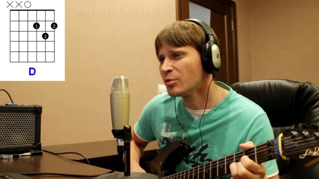 Песня "Со мною вот что происходит" аккорды кавер как играть на гитаре