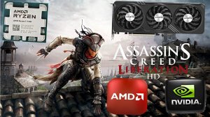TEST ASSASSINS CREED LIBERATION HD REMASTER ON AMD RYZEN 7 7700 , GIGABYTE RTX 4060 8GB | ТЕСТ ПК