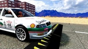 Массовые автомобильные аварии с разбивкой по полосам с шипами #142 – BeamNG Drive