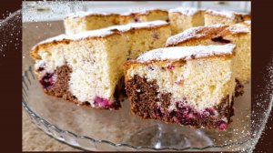 Десерт с вишней🍒 - простой и вкусный рецепт.